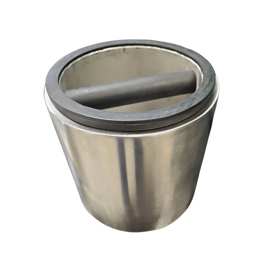 rattleware Round Stainless Steel Counter Knockbox with Skirt