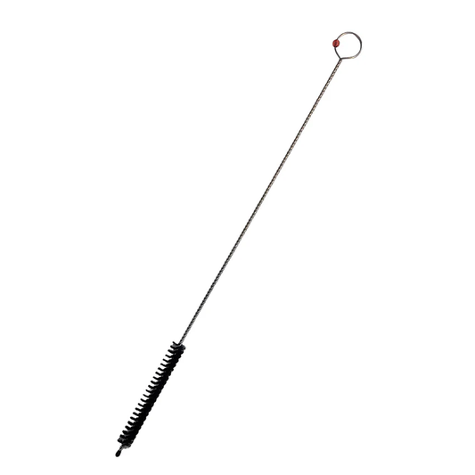 Rattleware Steam Wand Brush, Bristle Diameter 12mm, Black Large 10″ Blue Bead