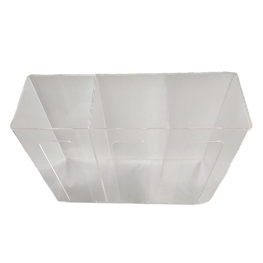 Three Lid Organizer, Acrylic, 13″x4.5″x10″, 05288