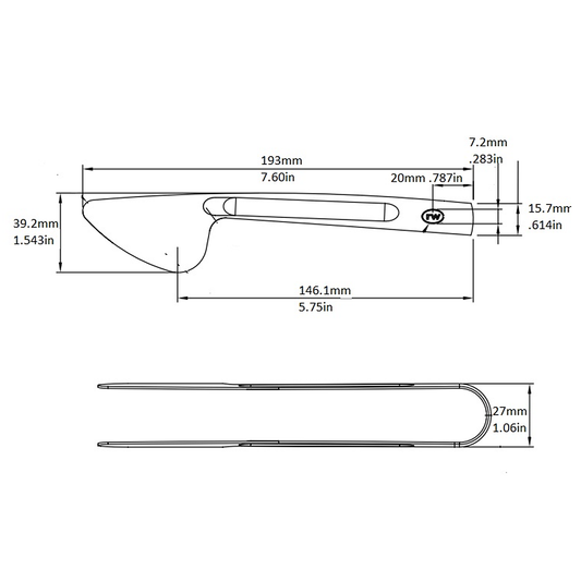 Triangle Tongs, Stainless Steel, 22405